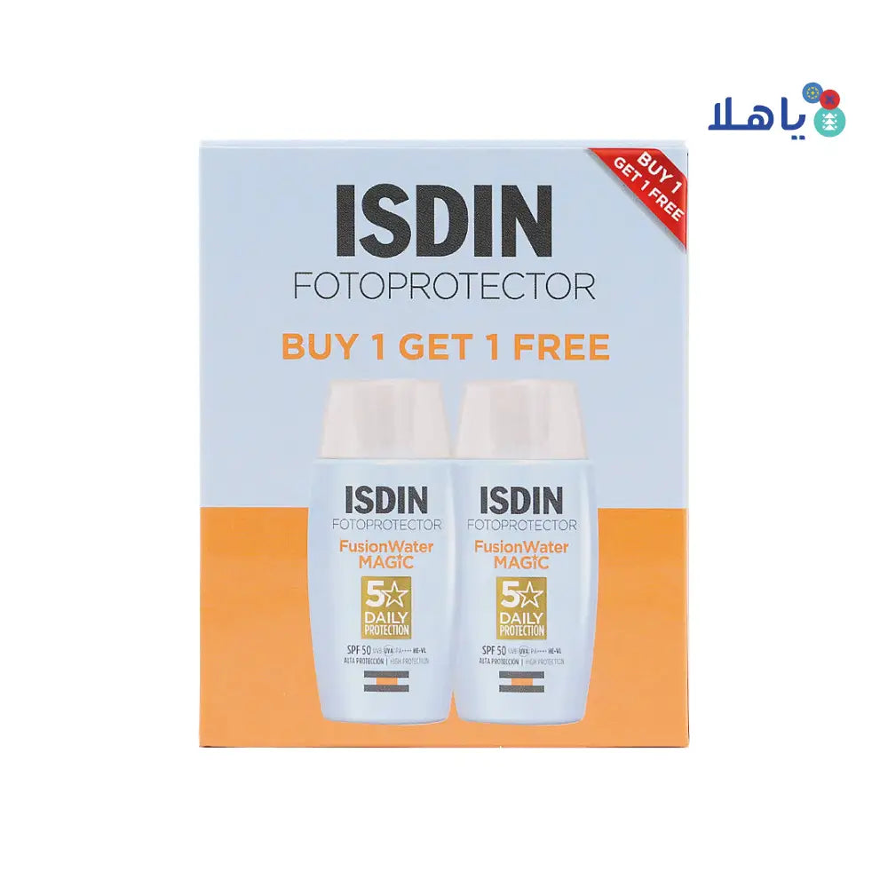 Isdin FotoProtector Fusion Water Magic SPF50 50ml 1+1 Offer