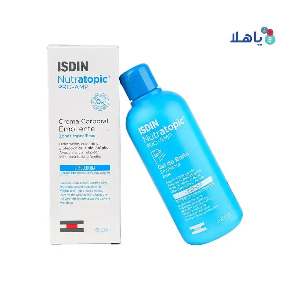 ISDIN - Isdin Nutratopic Bath Gel + Body Cream Set - Pharmazone - 