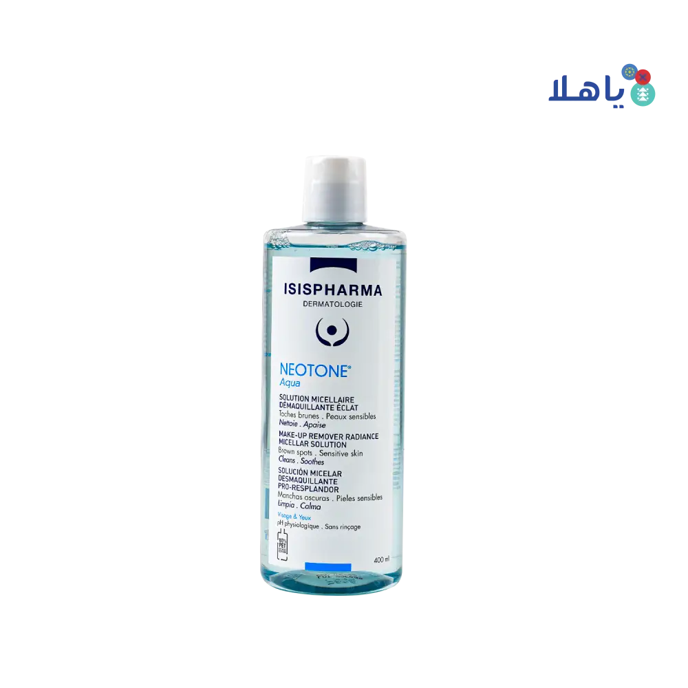 ISIS Neotone Aqua Make-Up Remover Solution 400ml