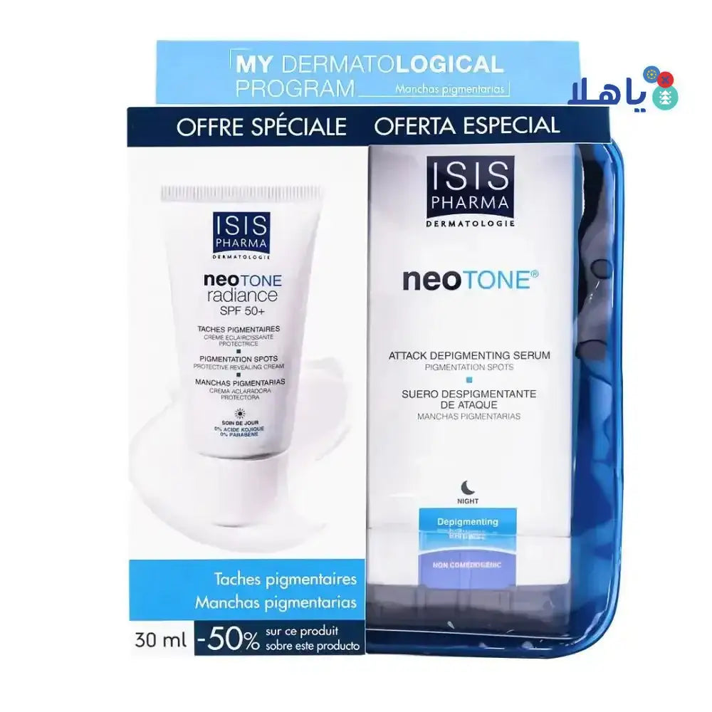 ISIS PHARMA - ISIS NEOTONE RADIANCE SPF 50 + NEOTONE BYE 1 GET 1 - Pharmazone - 