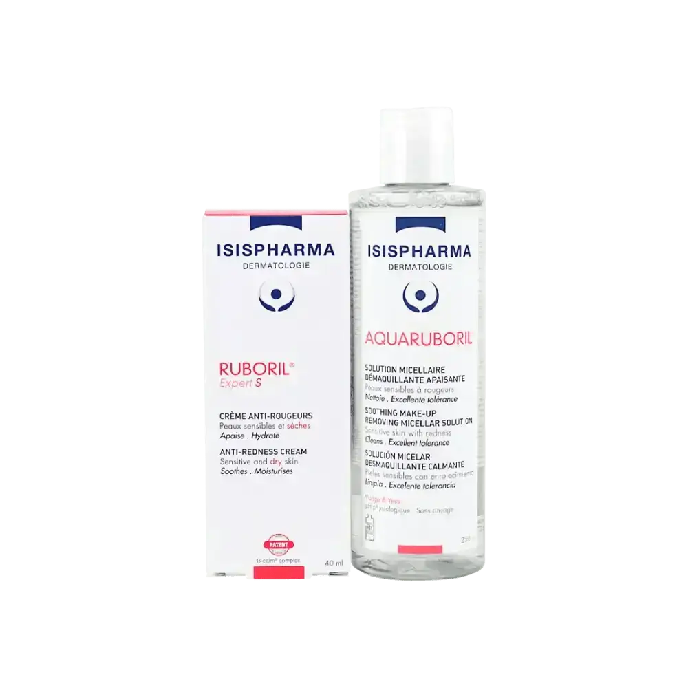 Pharmazone - Isis Ruboril Anti - Redness Cream + Makeup Remover - Set - Pharmazone - 