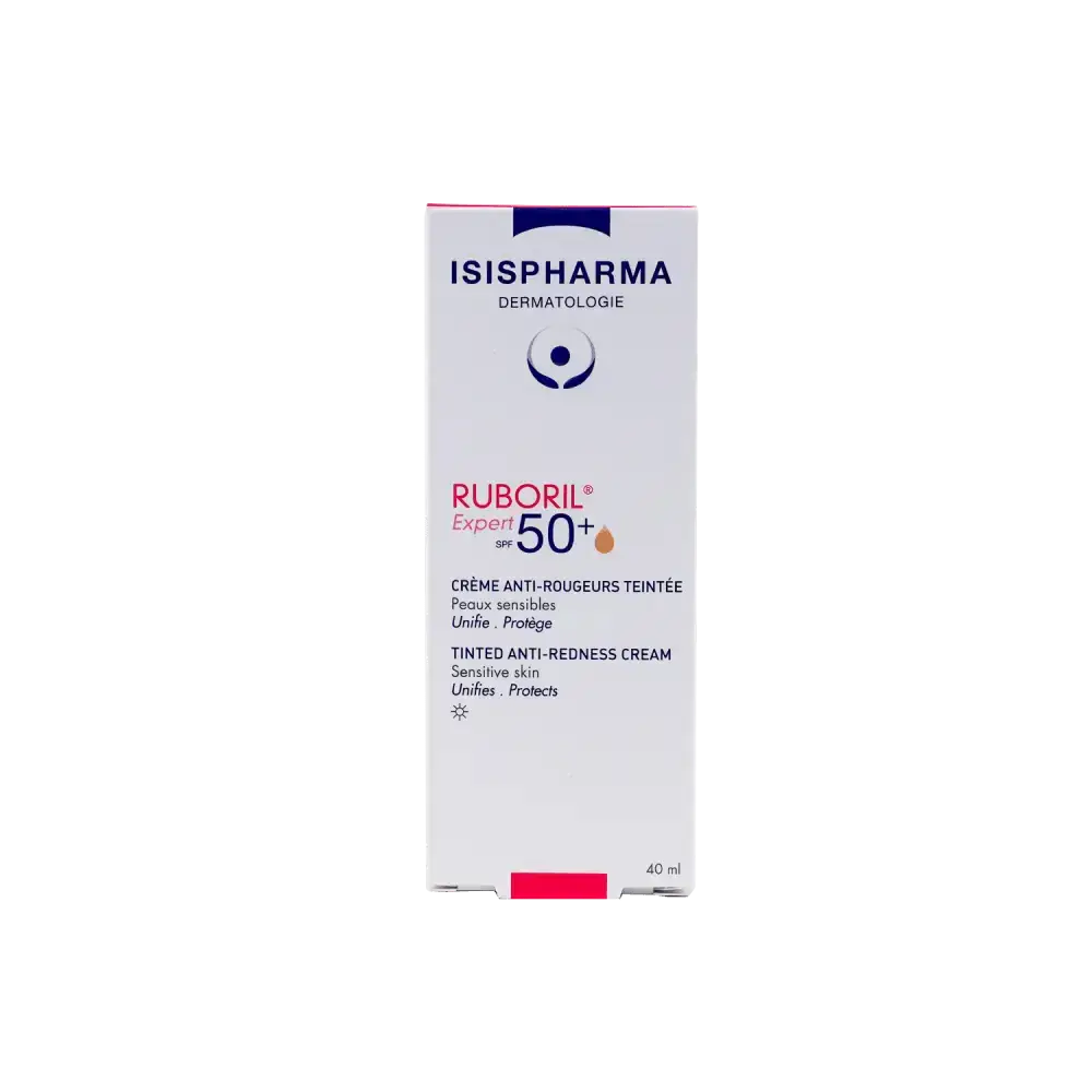 ISIS PHARMA - ISIS Ruboril Expert SPF50+ Tinted Anti - Redness Cream 40ml - Pharmazone - 