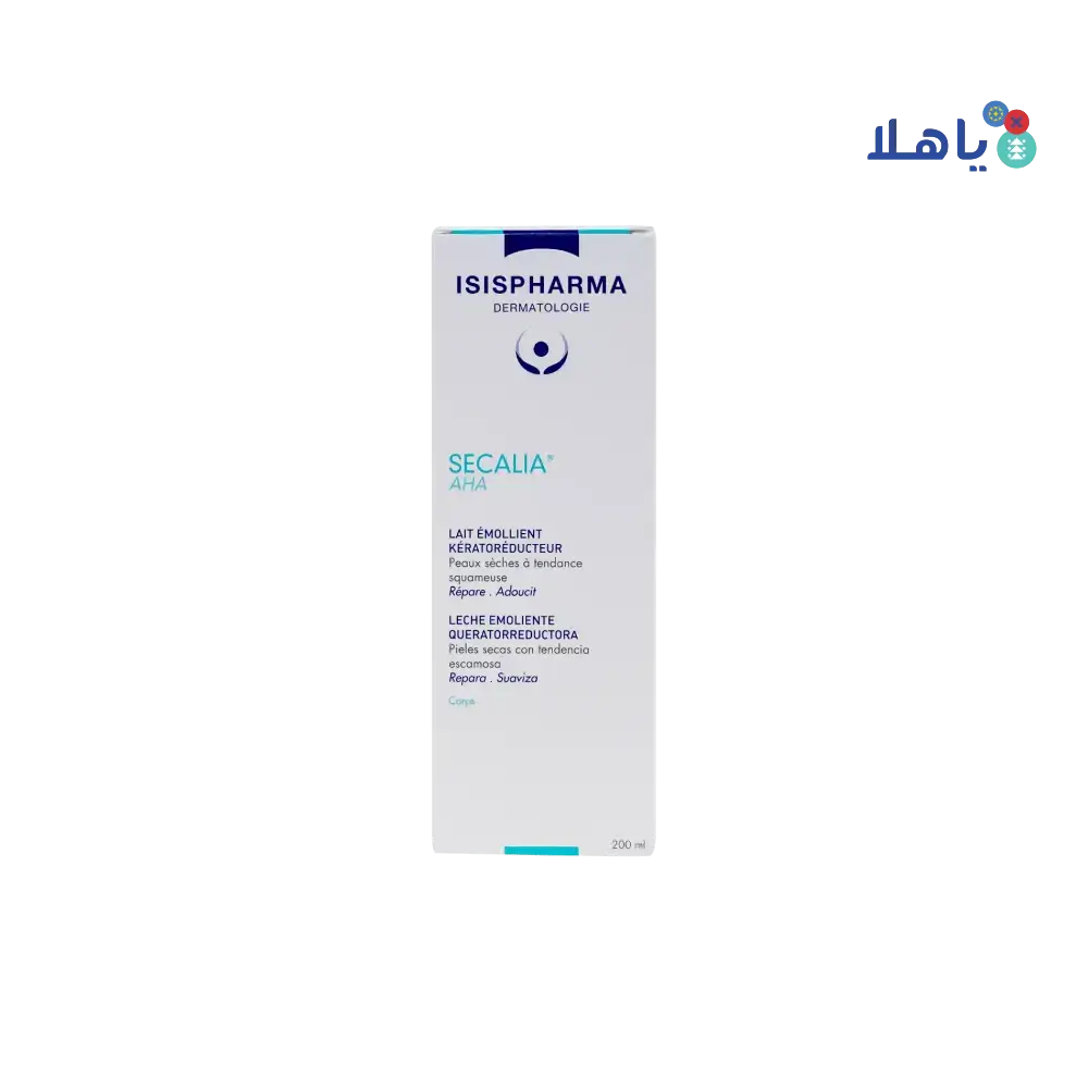 ISIS PHARMA - ISIS Secalia AHA Exfoliating Emollient Milk 200ml - Pharmazone - 