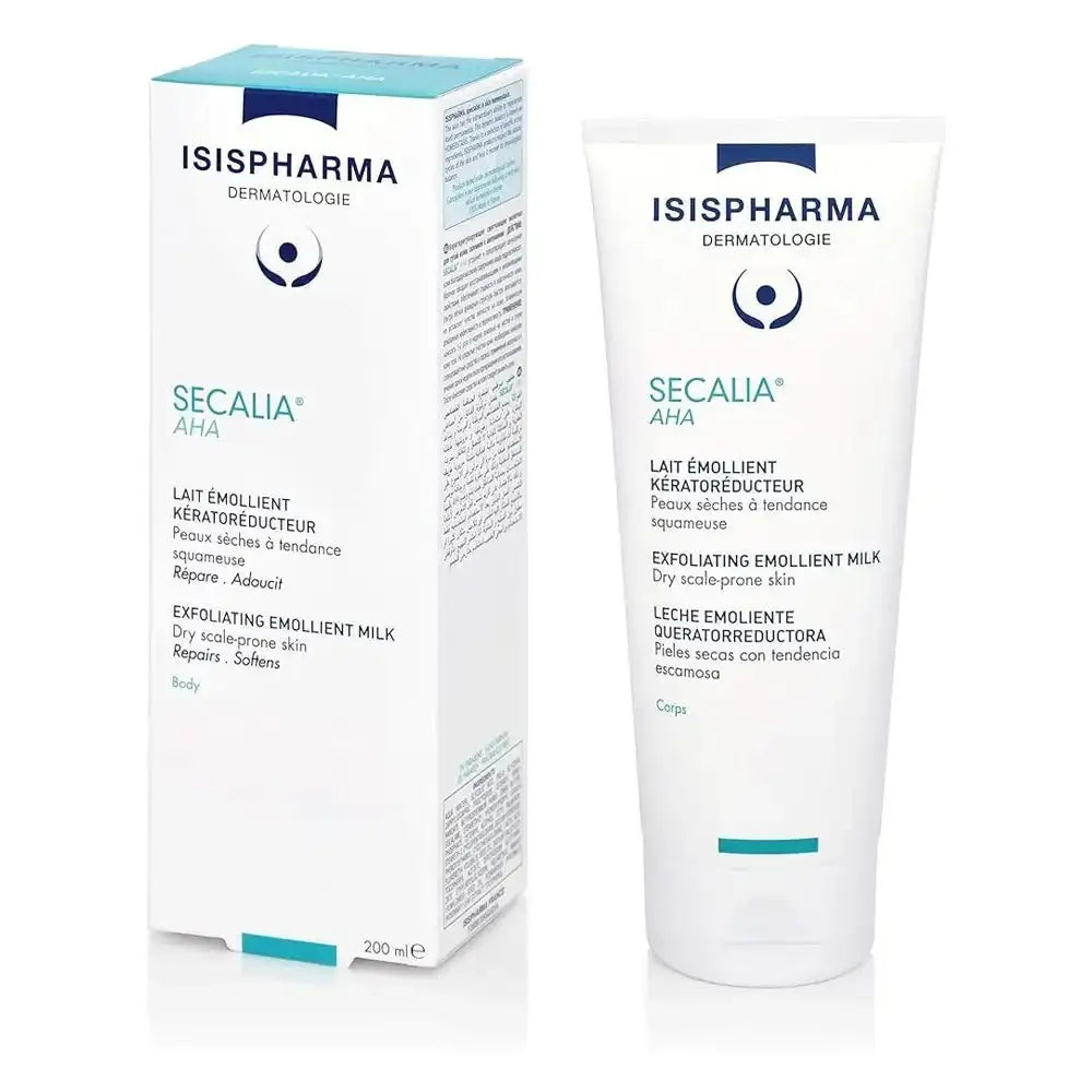 ISIS PHARMA - ISIS Secalia AHA Exfoliating Emollient Milk 200ml - Pharmazone - 