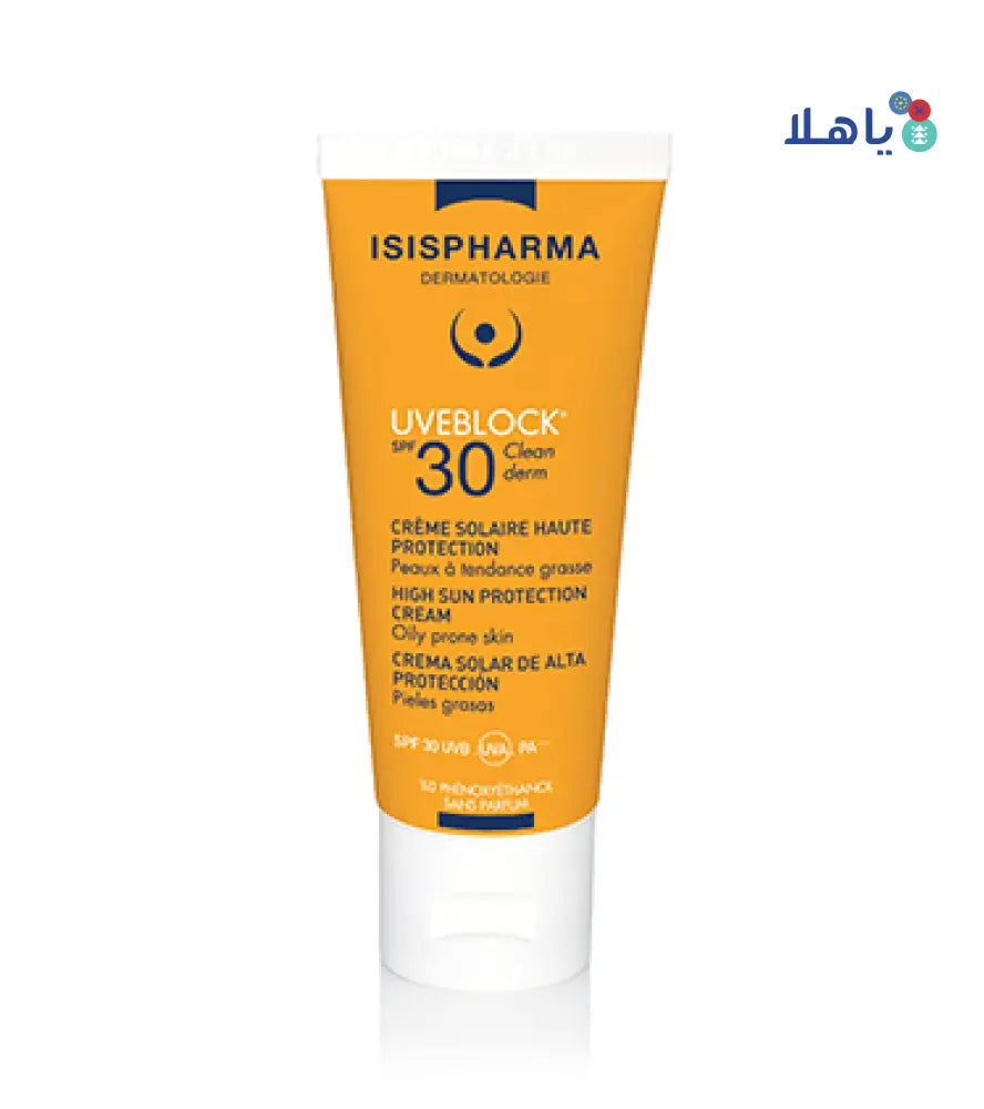 ISIS UVEBLOCK 30 CLEAN DERM 40ML(ISISUV30)