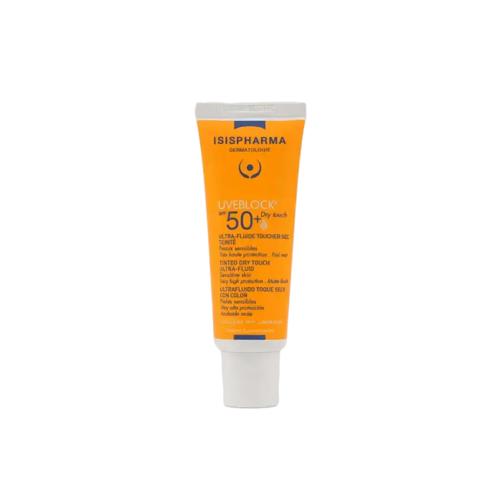 ISIS PHARMA - Isis Uveblock Spf50+ Tinted DryTouch Ultra Fluid 40ml - Light - Pharmazone - 