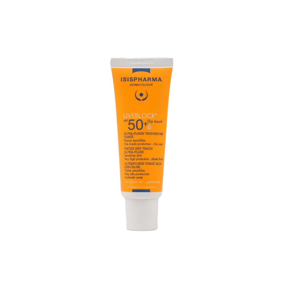 Isis Uveblock Spf50+ Tinted DryTouch Ultra Fluid 40ml-Light