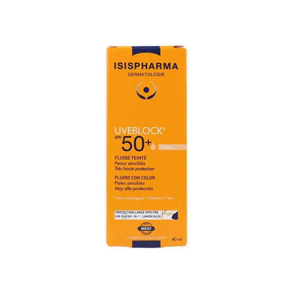 ISIS PHARMA - Isis Uveblock Spf50+ Tinted Fluid 40ml - Light - Pharmazone - 