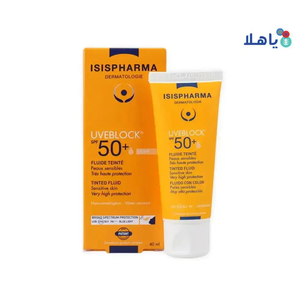 ISIS PHARMA - Isis Uveblock Spf50+ Tinted Fluid 40ml - Light - Pharmazone - 