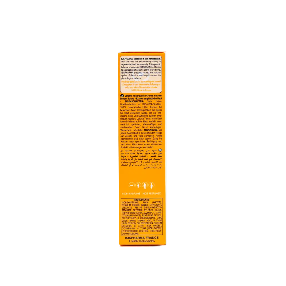 ISIS Uveblock Spf50+Tinted Mineral Cream 40ml