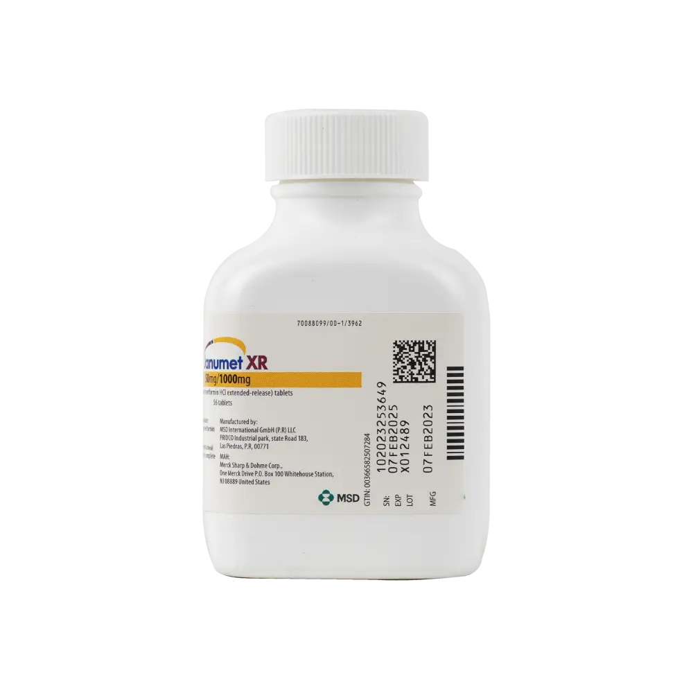 JANUMET XR 50/1000 MG 56 TAB