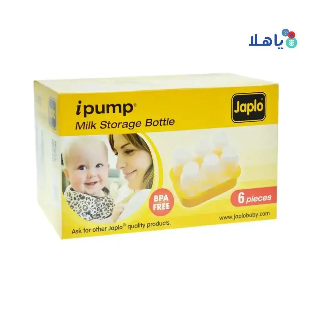 Japlo - Japlo Milk Storage Bottle BPA Free 6Pcs - Pharmazone - 