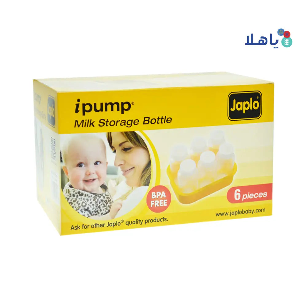 JAPLO I-PUMP MILK STORAGE BOTTLES 6PCS