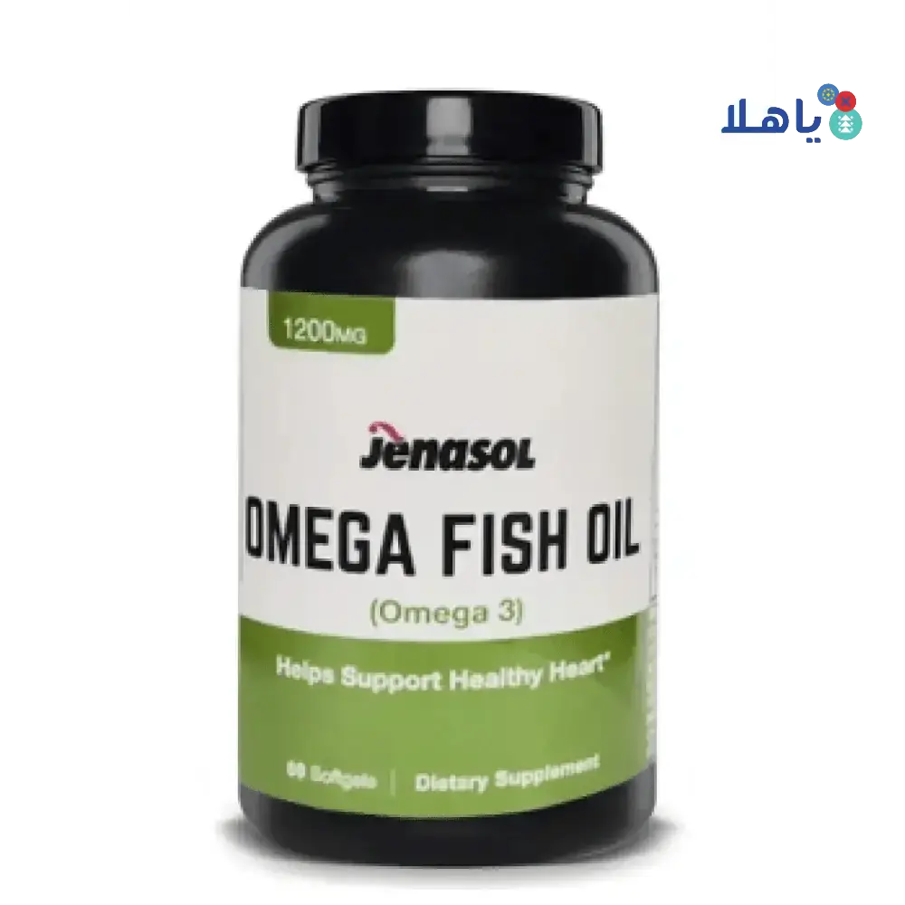 JENASOL - JENASOL OMEGA3 FISH OIL 1200MG 60CAP - Pharmazone - 