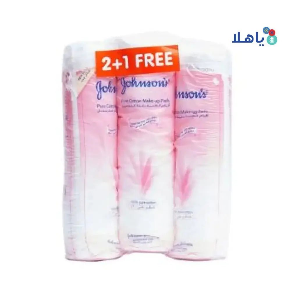 J&J - JOHNSON MAKE UP PADS 80PCS (2+1) - OFFER - Pharmazone - 