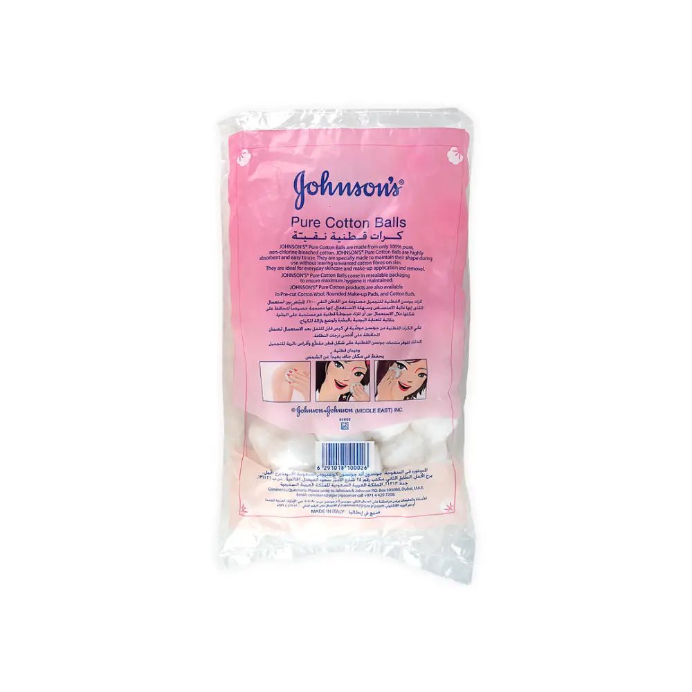 J&J - Johnson's Pure Cotton 50Balls - Pharmazone - 