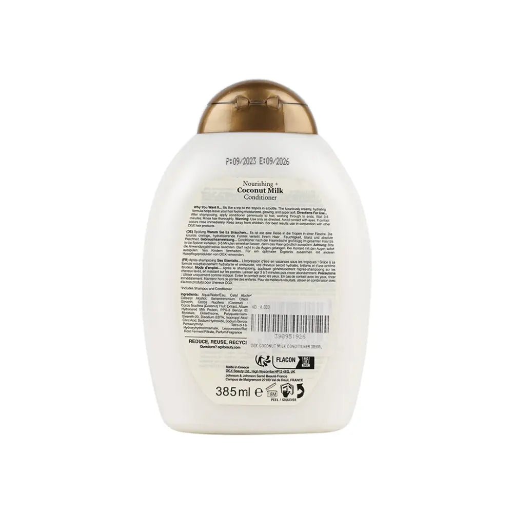 J&J OGX - OGX Coconut Milk Conditioner 385Ml - Pharmazone - 