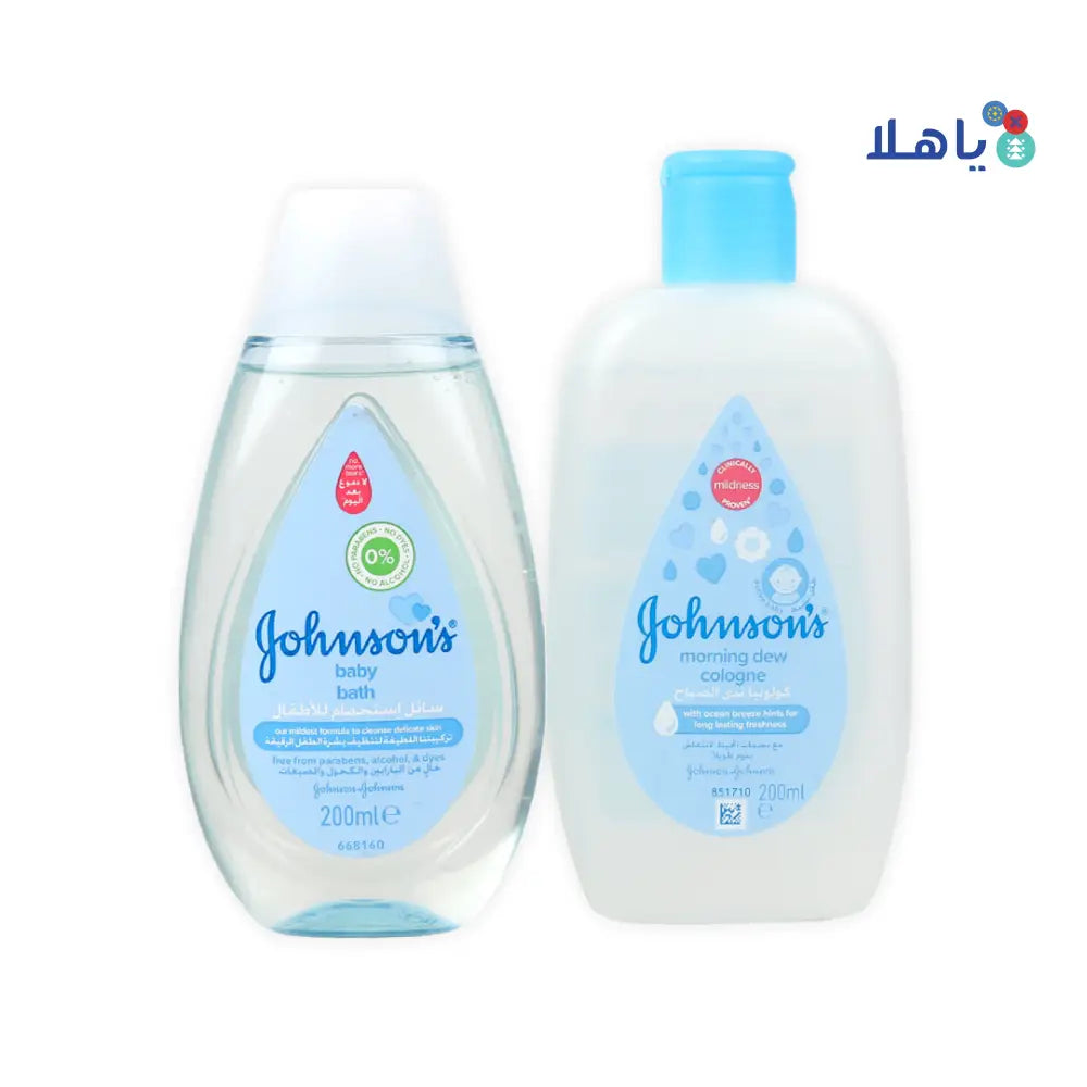 Johnon's Baby Bath + Cologne Set