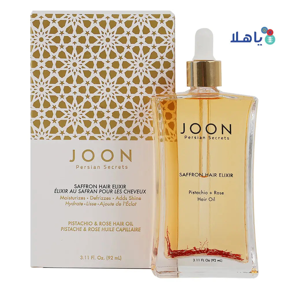 Joon Saffron Hair Elixir  Pistachio + Rose Hair oil 92ml