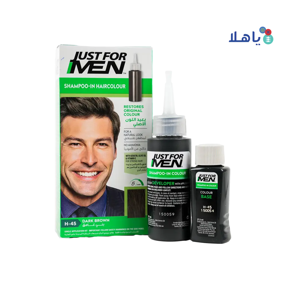 Just For Men Shampoo In Hair Colour Dark Brown-H45