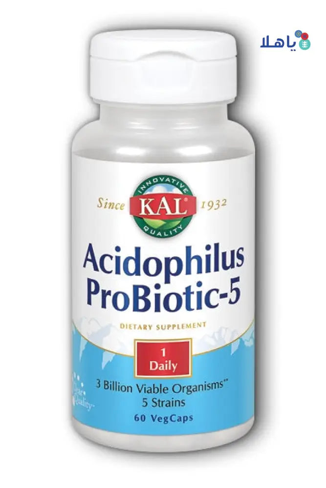 KAL ACIDO PHILUS PROBIOTIC-5 60CAP