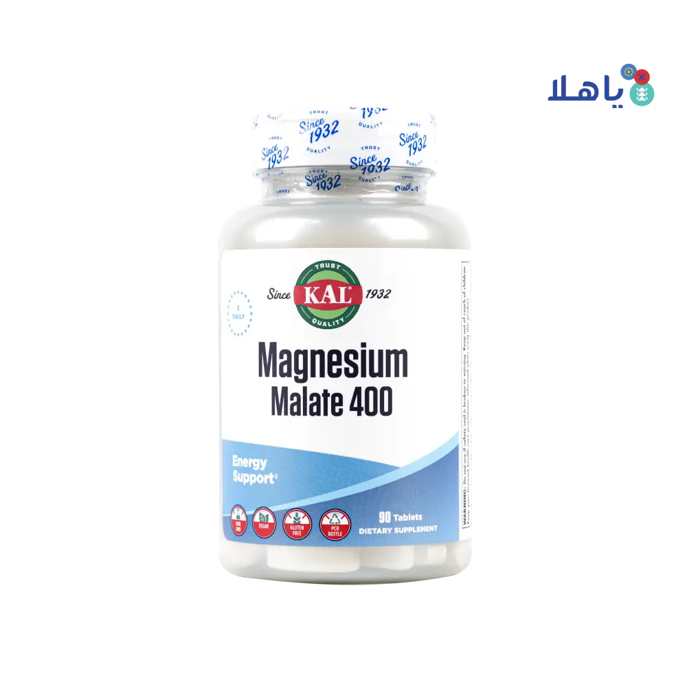 KAL MAGNESIUM MALATE 400MG 90 TABLETS