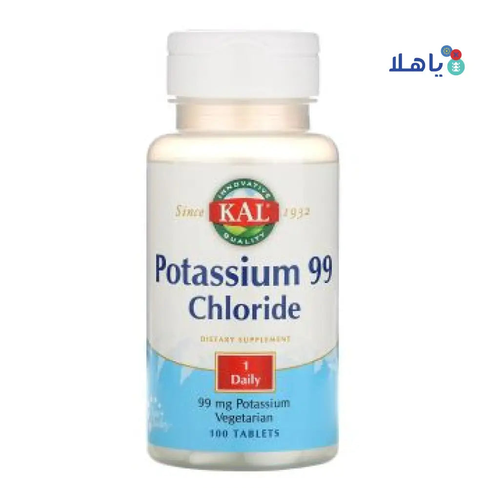 KAL POTASSIUM CHLORIDE 99MG 100 TABLETS