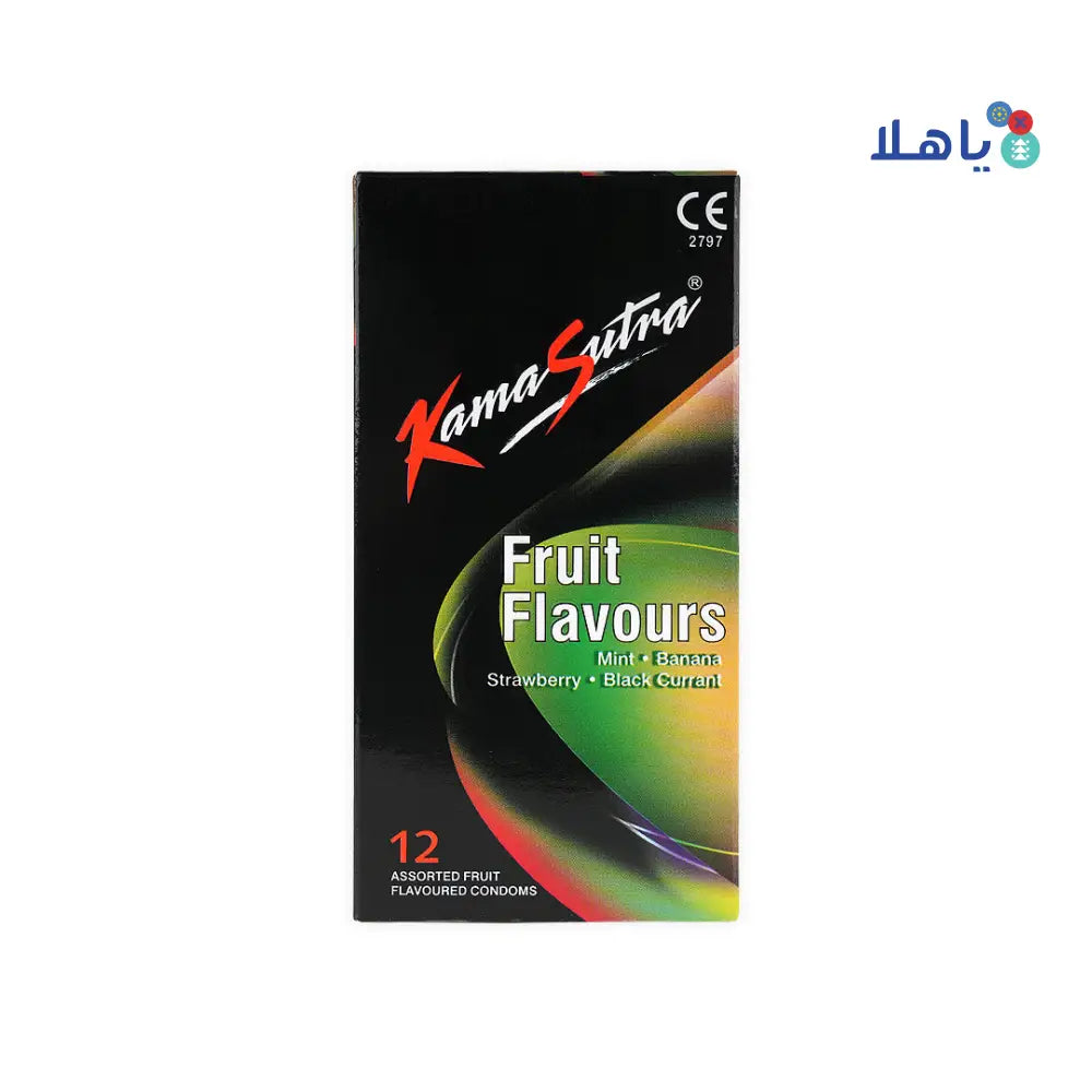 Kamasutra Fruit Flavours Condoms 12pcs