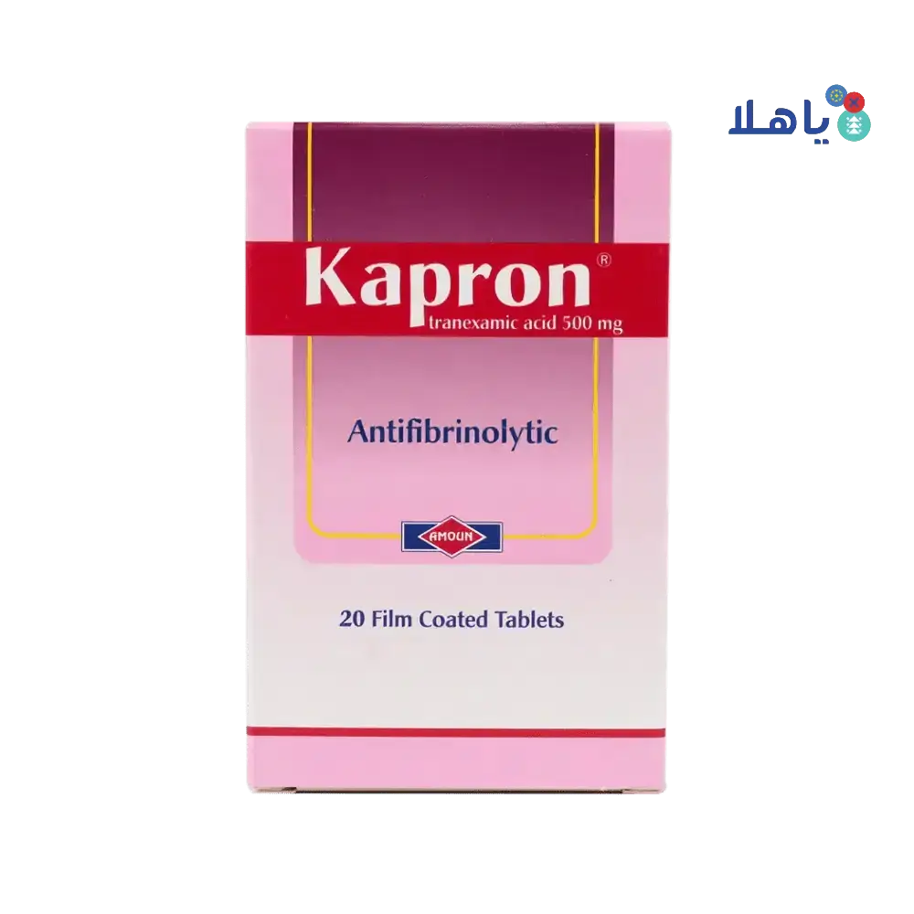 AMOUN PHARMACEUTCAL - Kapron 500mg 20 Tabs - Pharmazone - 