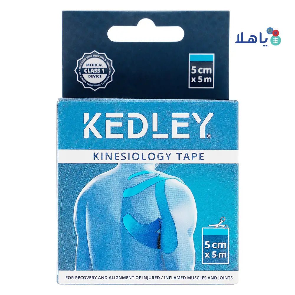 KEDLEY - Kedley Kinesiology Tape 5cmX5m - Blue - 8323 - Pharmazone - 