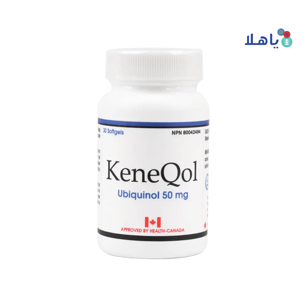 KeneQol Ubiquinol 50mg 30 Softgels