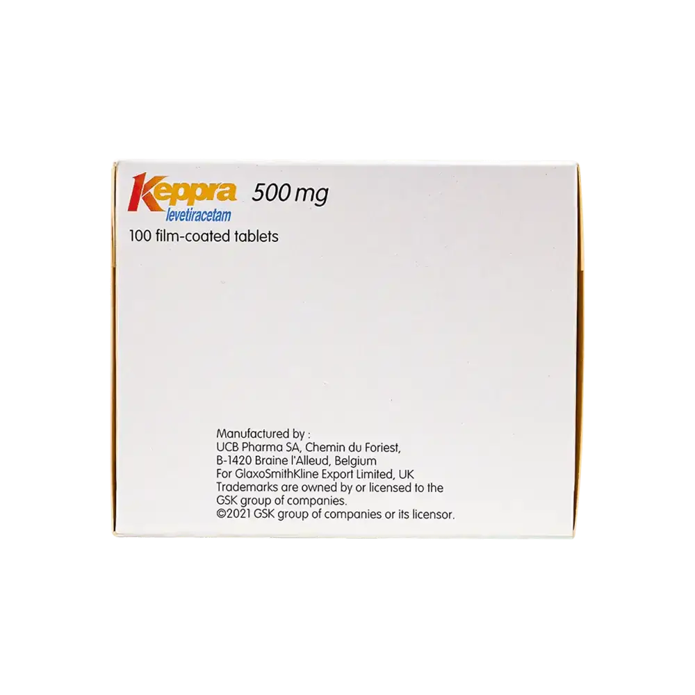 GSK - Keppra 500Mg 100 Tab - Pharmazone - 