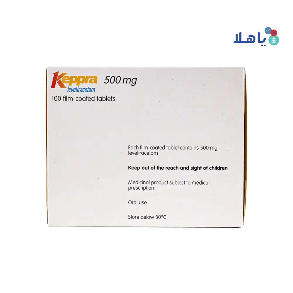 GSK - Keppra 500Mg 100 Tab - Pharmazone - 