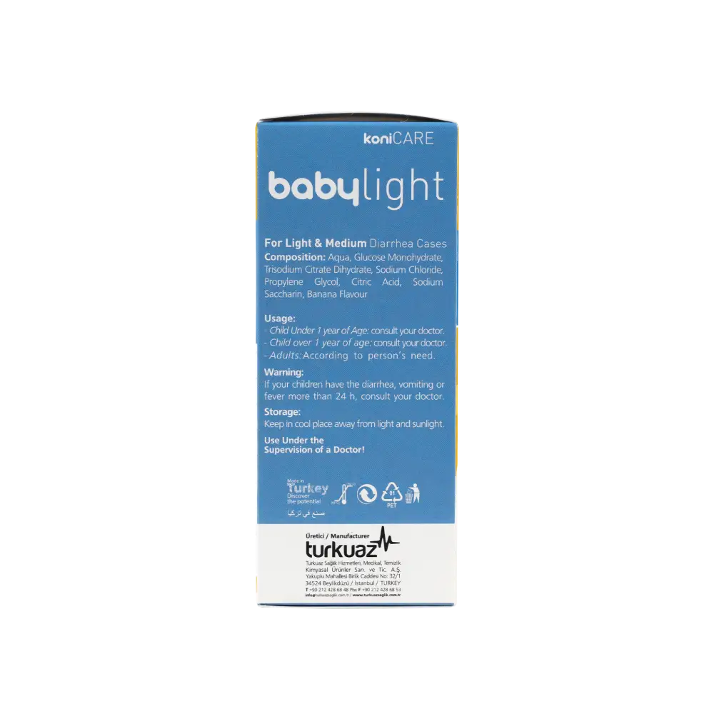 KONICARE BABYLIGHT ORAL SOLUTION 250ML-BANANA FLAVORED