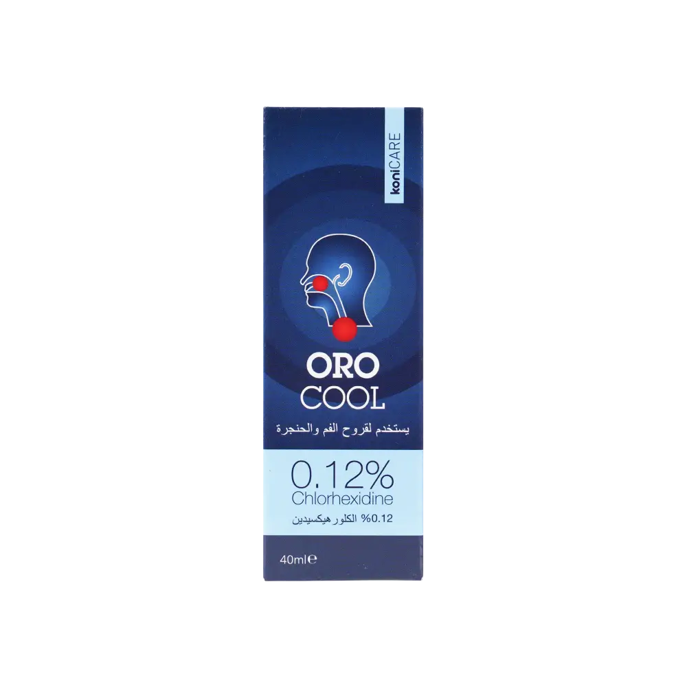 KONICARE ORO COOL 0.12% MOUTH THROAT SPRAY 40ML