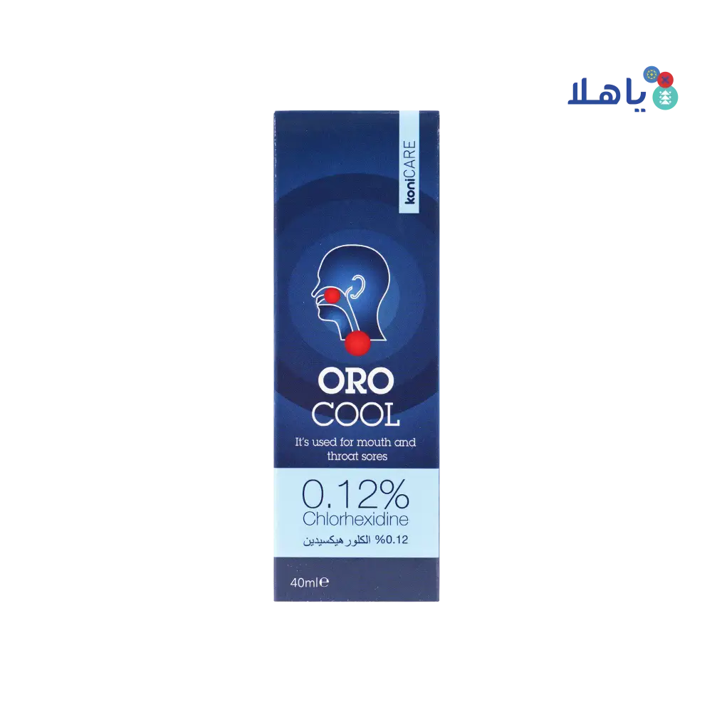 KONICARE ORO COOL 0.12% MOUTH THROAT SPRAY 40ML