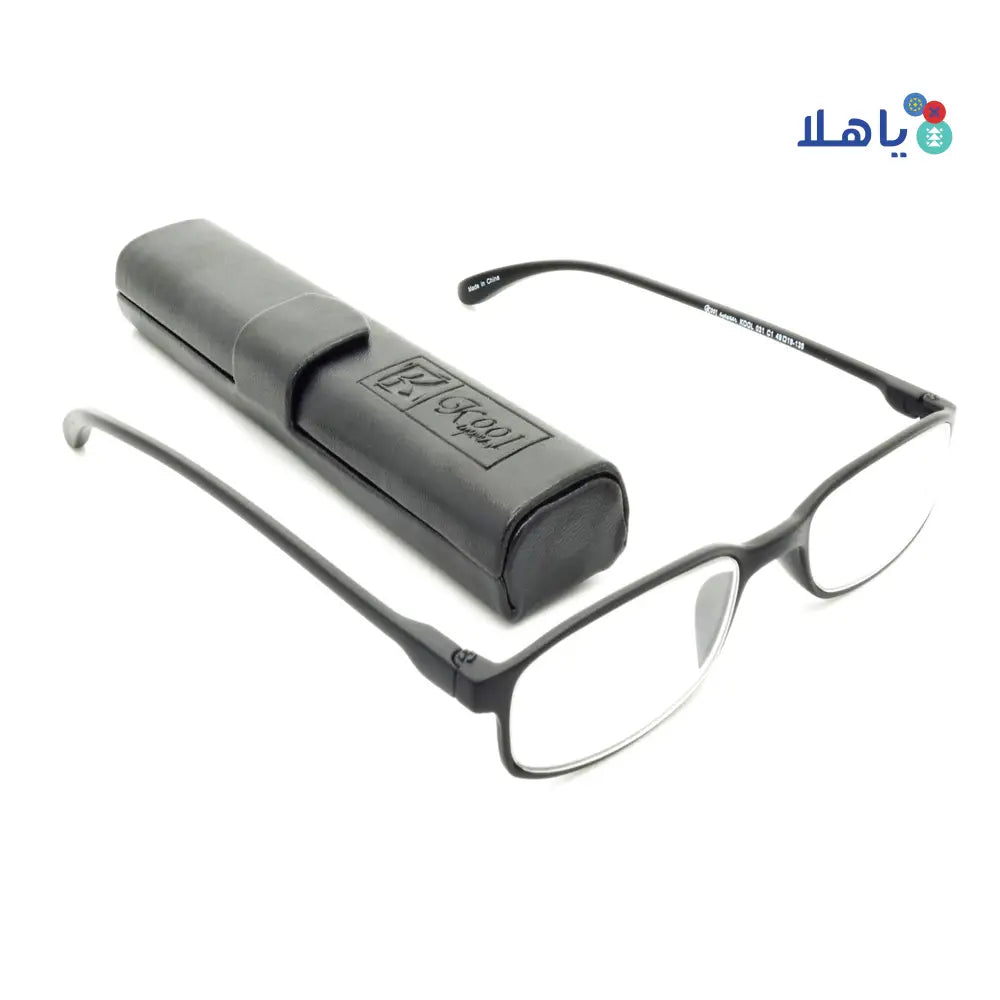 KOOL READING GLASSES BLACK C1 +1.25