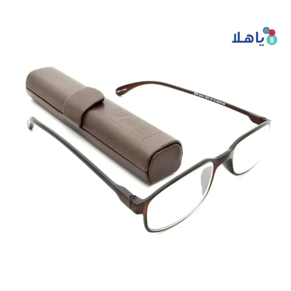 KMA - Kool Reading Glasses Brown C3 +1.25 - Pharmazone - 