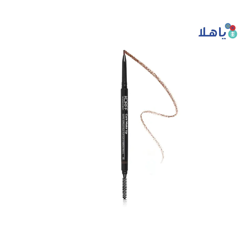 Korff Slim Eyebrow Pencil 03 Dark Brown