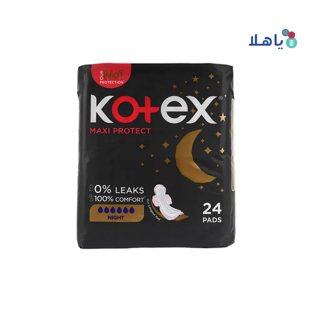 Kotex Maxi Protect Night 24Pcs