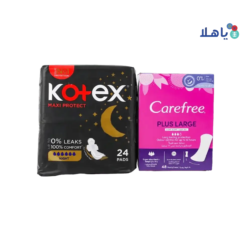 Pharmazone - Kotex Night + Carefree Large Set - Pharmazone - 