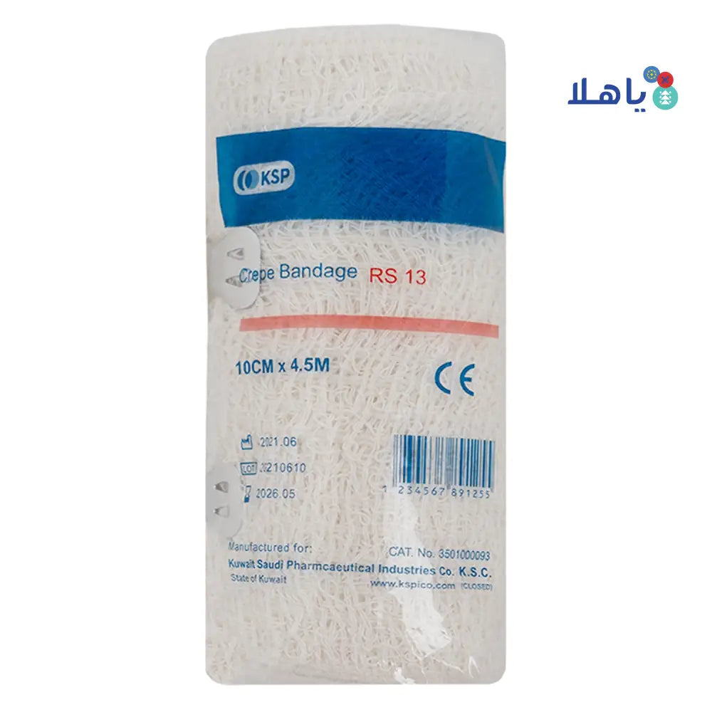 Ksp Rs13 Crepe Bandage 10cmx4.5m