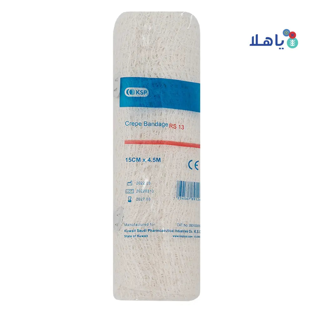 Ksp Rs13 Crepe Bandage 15cmx4.5m