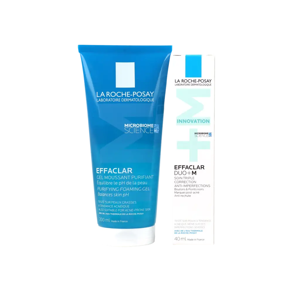 La Roche Posay Effaclar Foaming + Duo M Acne Set