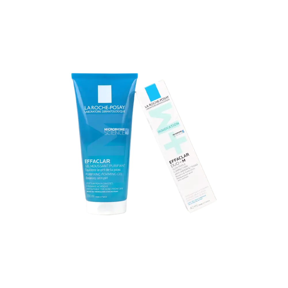 La Roche Posay Effaclar Foaming + Duo M Acne Set