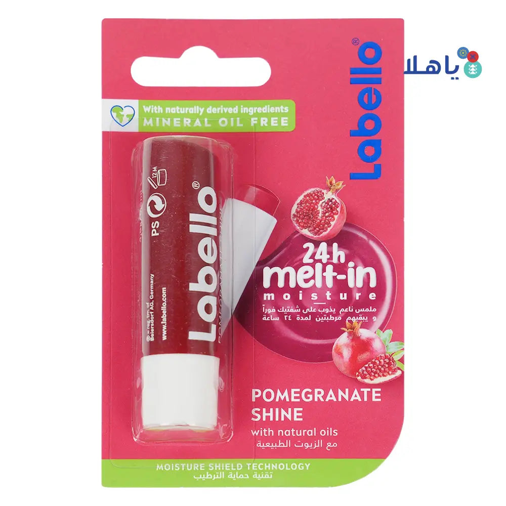 LABELLO MELT-IN MOISTURE 24H LIP BALM 4.8G-POMEGRANATE SHINE