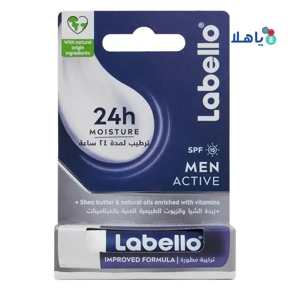 Labello - Labello 24h Moisture Lip Balm - Men Active Care - Pharmazone - 