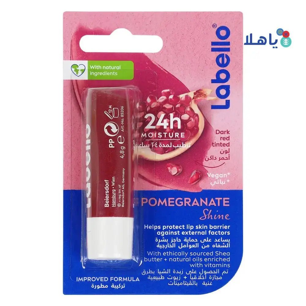 Labello - Labello 24h Moisture Lip Balm - Pomegranate Shine - Pharmazone - 