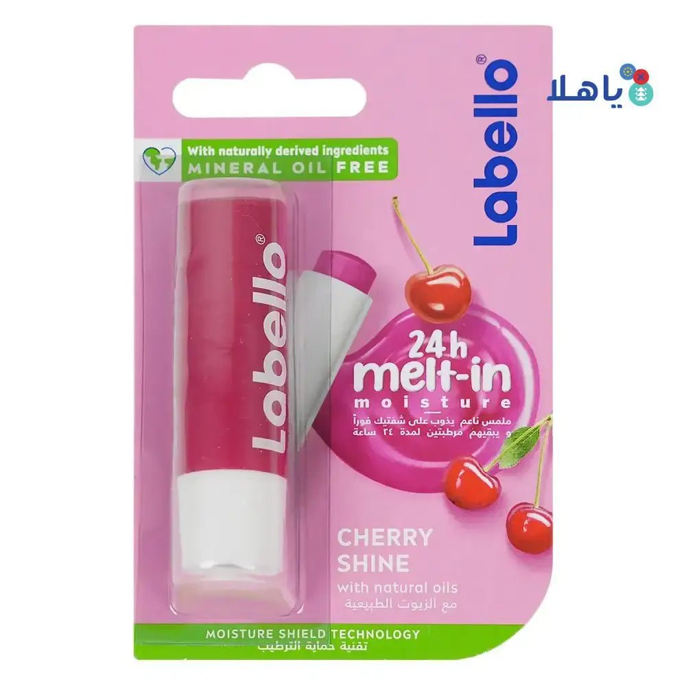 Labello - Labello Melt - In Moisture 24H Lip Balm 4.8G - Cherry Shine - Pharmazone - 