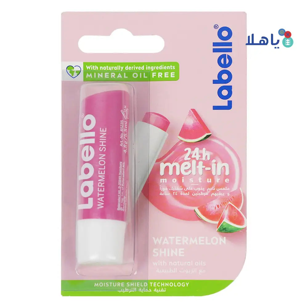 LABELLO MELT-IN MOISTURE 24H LIP BALM 4.8G -WATERMELON SHINE